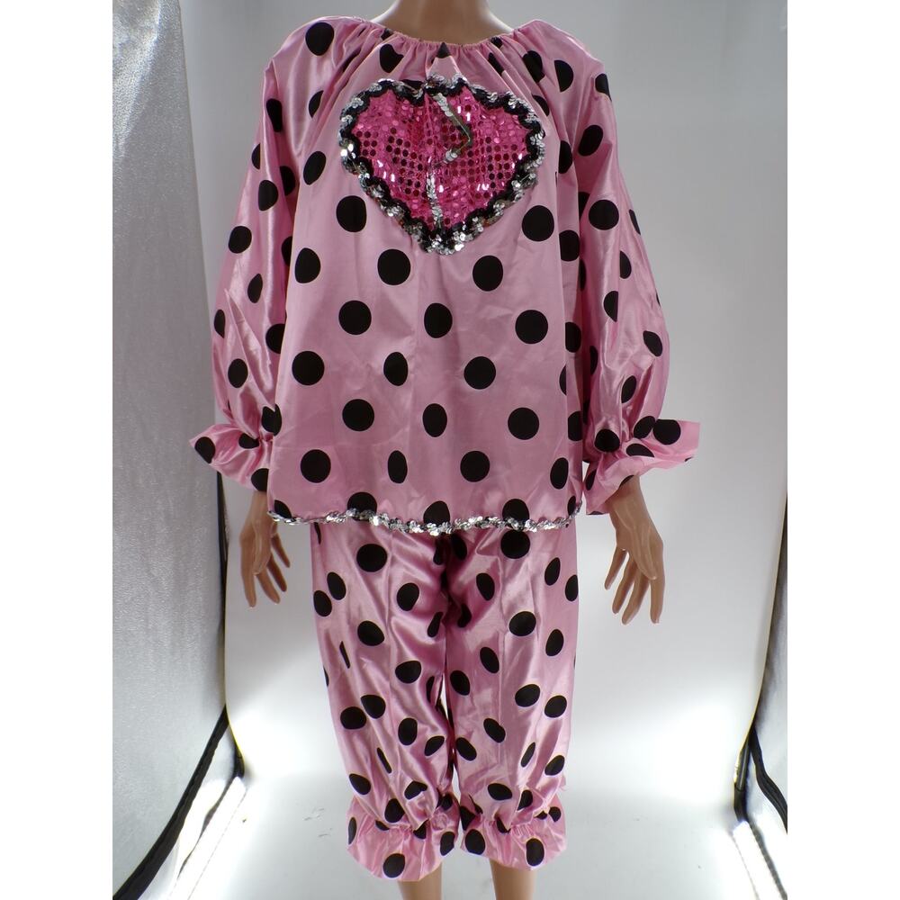 Pre-Owned Costume Gallery Vintage Clown Medium Child Pink Jazz group